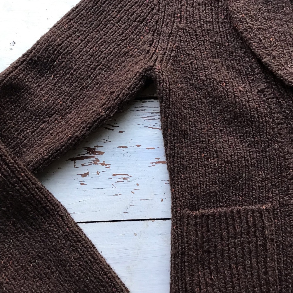 Nordstrom Caslon Dark Brown Cardigan - Picture 7 of 10